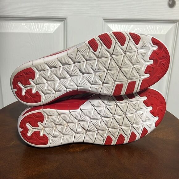 🔥🔥 NIKE Women's Free TR 6 Training Running Shoes White Red 833413-162 - GUC - Picture 10 of 16